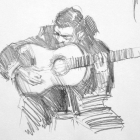 Flamenco guitarist #54