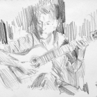 Classical guitarist #10