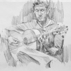 Flamenco guitarist #34