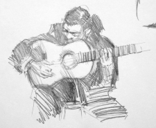 Flamenco guitarist #54