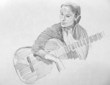 Classical guitarist #7