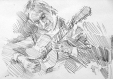 Flamenco guitarist #42