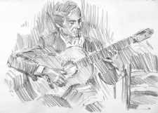Flamenco guitarist #43