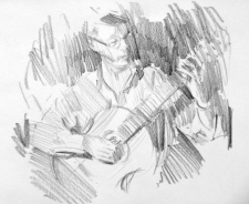 Classical guitarist #9