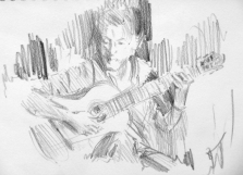 Classical guitarist #10