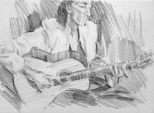 Flamenco guitarist #16