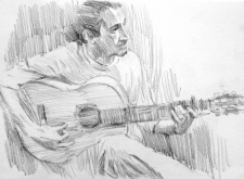 Flamenco guitarist #28